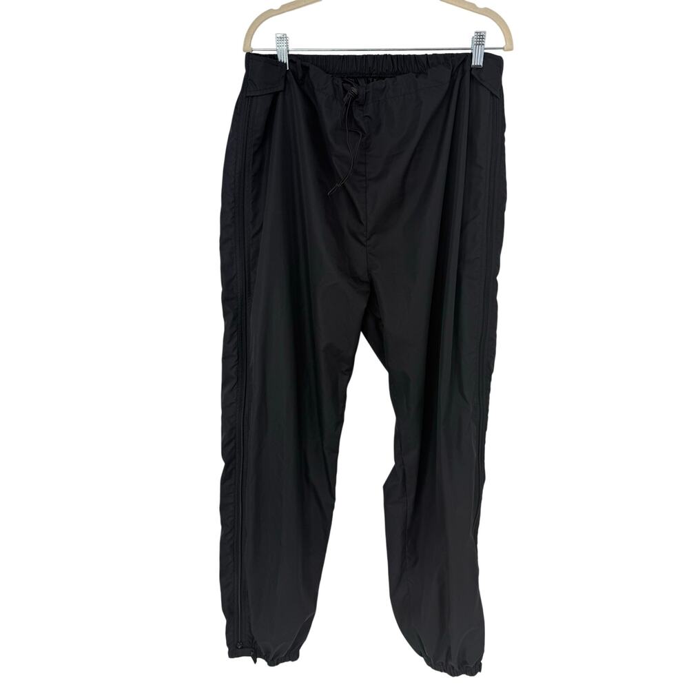 REI Black Waterproof Full-Zip Rain Pants Men’s XL Packable Hiking Outdoor Shell